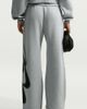 Nike Nike Sportswear Studio Fleece Graphic Straight-Leg Sweatpants in Dark Grey, Women's at Urban Outfitters - 3