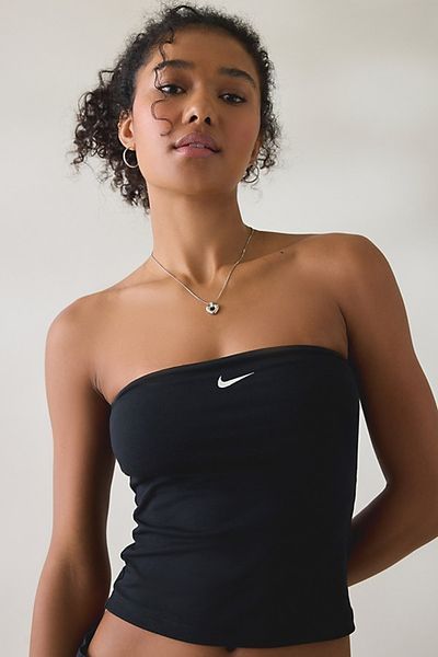 Nike Nike Sportswear Tight Tube Top in Black, Women's at Urban Outfitters