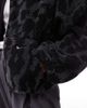 Nike Nike Street borg fleece jacket in leopard print-Black - 3