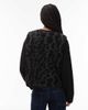 Nike Nike Street reversible sherpa vest in black and leopard print - 2