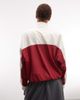 Nike Nike Street varsity jacket in off white and red - 4
