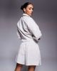 Nike Nike striped poplin shorts in light gray - 4