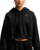 Nike Nike Studio Cotton Blend Oversized Full Zip Cropped Hoodie - 1