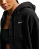 Nike Nike Studio Cotton Blend Oversized Full Zip Cropped Hoodie - 4