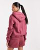 Nike Nike Studio fleece hoodie in light brown-Red - 3