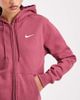 Nike Nike Studio fleece hoodie in light brown-Red - 4