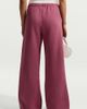 Nike Nike Studio Fleece Mid-Rise Wide Leg Pants in Maroon, Women's at Urban Outfitters - 2