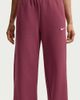 Nike Nike Studio Fleece Mid-Rise Wide Leg Pants in Maroon, Women's at Urban Outfitters - 3