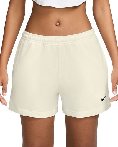 Nike Nike Studio Fleece Mid Rise 4 Shorts