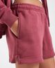 Nike Nike Studio Fleece shorts in light brown-Red - 3