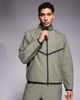 Nike Nike Tech full zip jacket in khaki green-Silver - 1