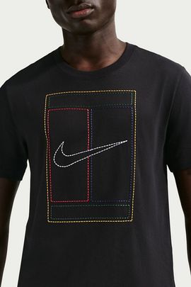 Nike Nike Tennis Court Graphic Tee in Black, Men's at Urban Outfitters