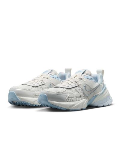 Nike Nike V2K Run sneakers in light blue and silver