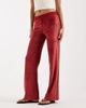 Nike Nike Velour full-zip sweatpants in burgundy-Red - 2