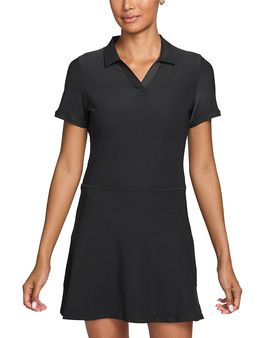 flare short dress for women Essential Dress With Built-In Shorts - Black main image 0