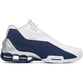 Nike Nike White & Navy Shox BB4 Sneakers