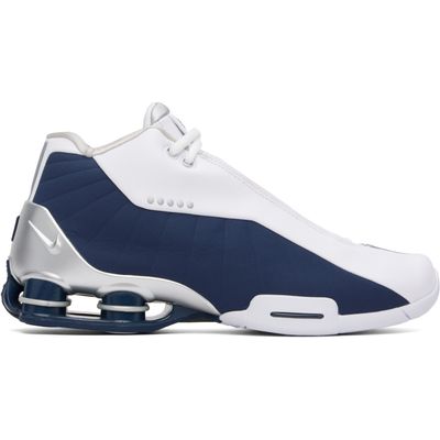 Nike Nike White & Navy Shox BB4 Sneakers
