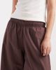 Nike Nike wide leg woven pants in brown - 3