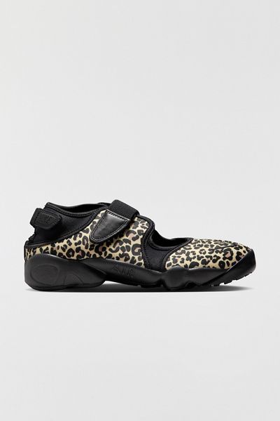 Nike Nike Women's Air Rift Leopard Print Sneaker in Black/Hemp, Women's at Urban Outfitters