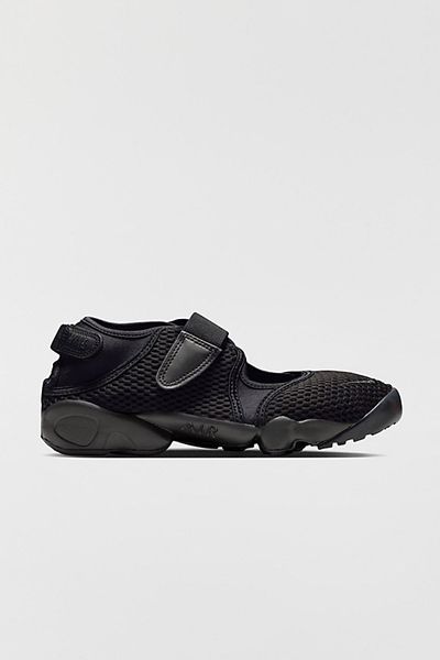 Nike Nike Women's Air Rift Mesh Sneakers in Black/Black/White, Women's at Urban Outfitters