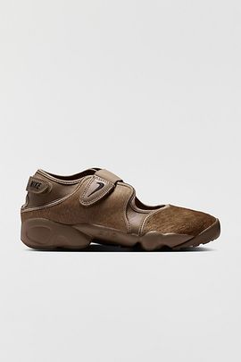 Nike Nike Women's Air Rift Pony Hair Sneakers in Dk Driftwood/Black, Women's at Urban Outfitters