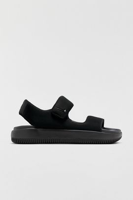 Nike Nike Women's Calm Sandal in Black/Black Black, Women's at Urban Outfitters