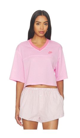 Nike Nike Women's Cropped Mesh Jersey Top