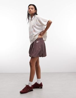 Nike Nike woven bubble skirt in brown