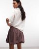 Nike Nike woven bubble skirt in brown - 4