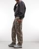 Nike Nike woven pants in khaki camo print-Green - 3