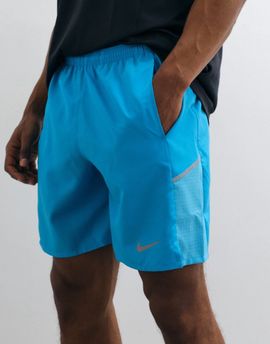 Nike Running Nike Running DRI-Fit Miler 7 inch shorts in blue