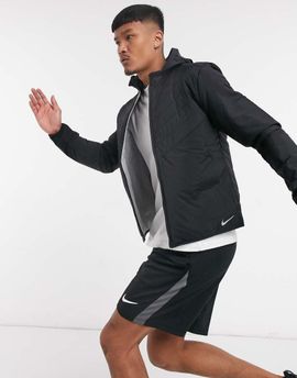 Nike Running Nike Running Essentials aerolayer jacket in black