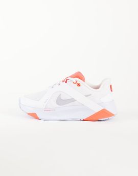 Nike Running Nike Running Hybrid sneakers in white and laser crimson
