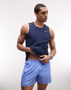 Nike Running Nike Running Miler 5-inch shorts in blue