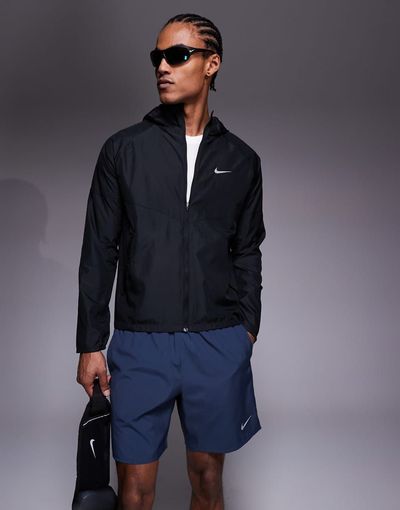 Nike Running Nike Running Miler jacket in black