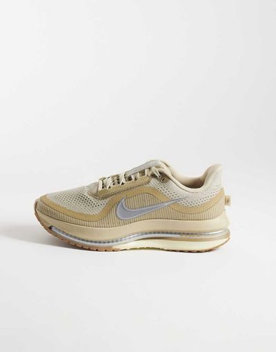 Nike Running Nike Running Pegasus Premium sneakers in beige and silver-NEUTRAL