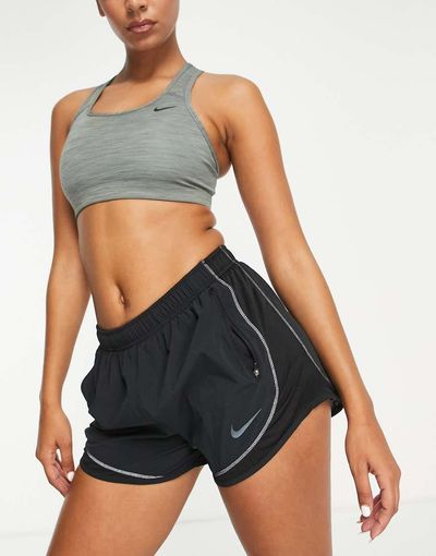 Nike Running Nike Running Run Division Tempo Luxe shorts in black