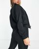 Nike Training Nike Court Dri-FIT Heritage zip-through jacket in black - 3