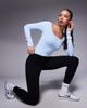 Nike Training Nike Form Training long sleeve bodysuit in light blue - 1