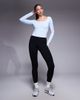 Nike Training Nike Form Training long sleeve bodysuit in light blue - 3