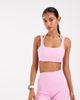 Nike Training Nike One Dri-FIT sports bra in pink - 3