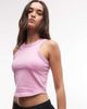 Nike Training Nike One fitted DRI-Fit cropped tank top in pink - 3
