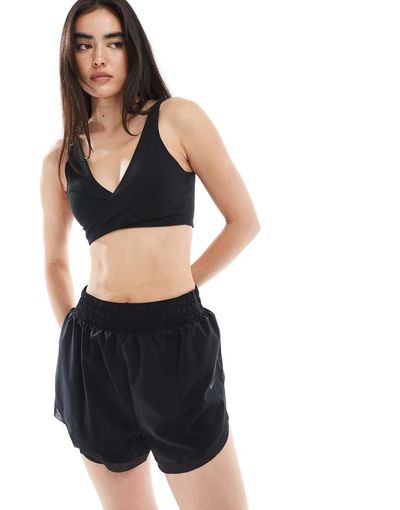 Nike Training Nike One Training Dri-FIT 3 inch shorts in black