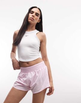 Nike Training Nike One Training Dri-Fit 3 inch shorts in light pink