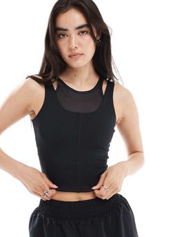 Nike Training Nike One Training Dri-FIT fiited tank in black