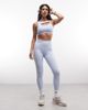 Nike Training Nike One Training Dri-Fit leggings in light blue - 1