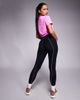 Nike Training Nike One Training high rise leggings in black and pink - 2
