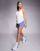 Nike Training Nike One Training mid rise 3-inch shorts in blue - 2
