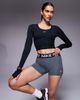 Nike Training Nike Pro Training 365 3 inch shorts in gray & black - 1