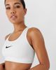 Nike Training Nike Pro Training swoosh bra in white - 3